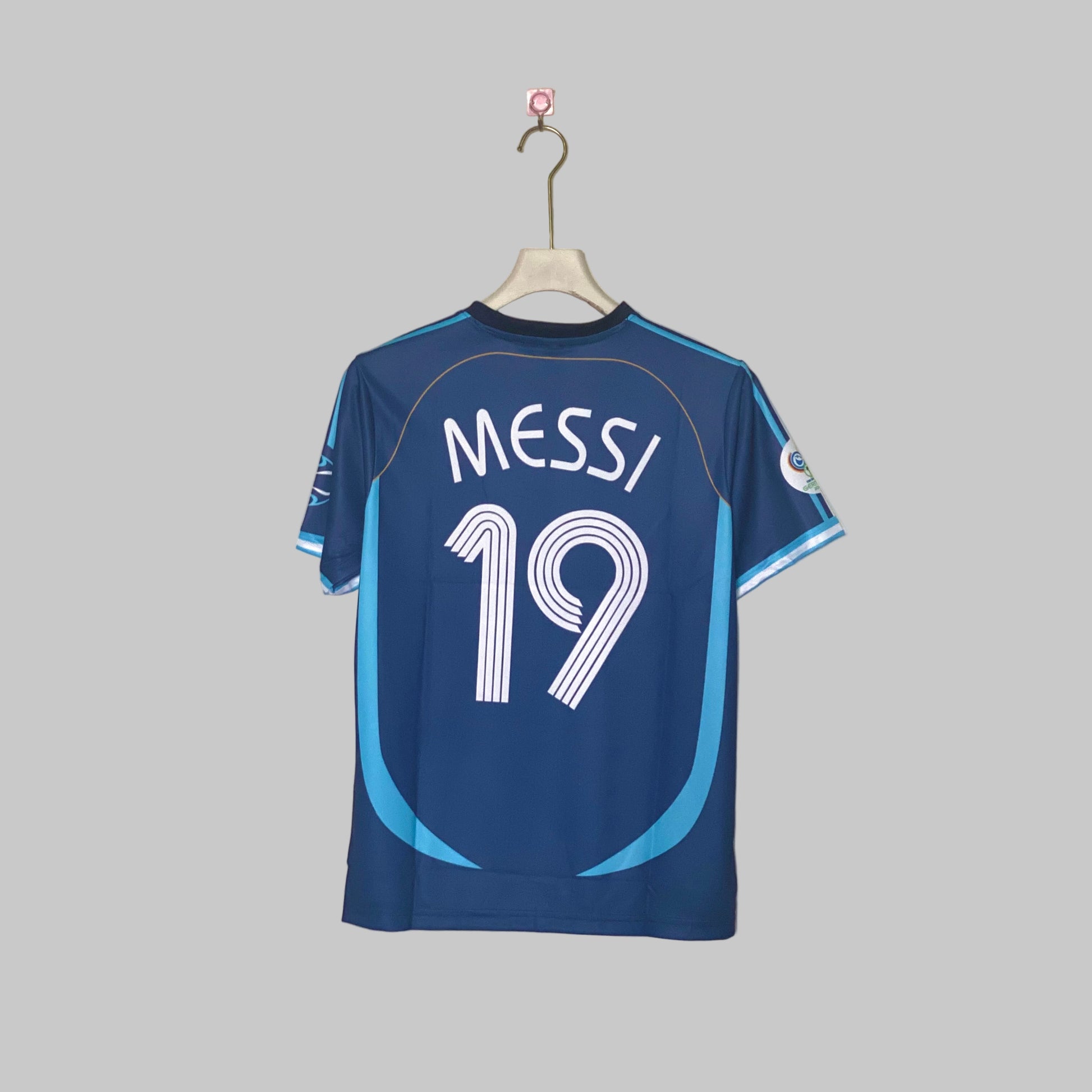 LIONEL MESSI ARGENTINA 2006 AWAY KIT