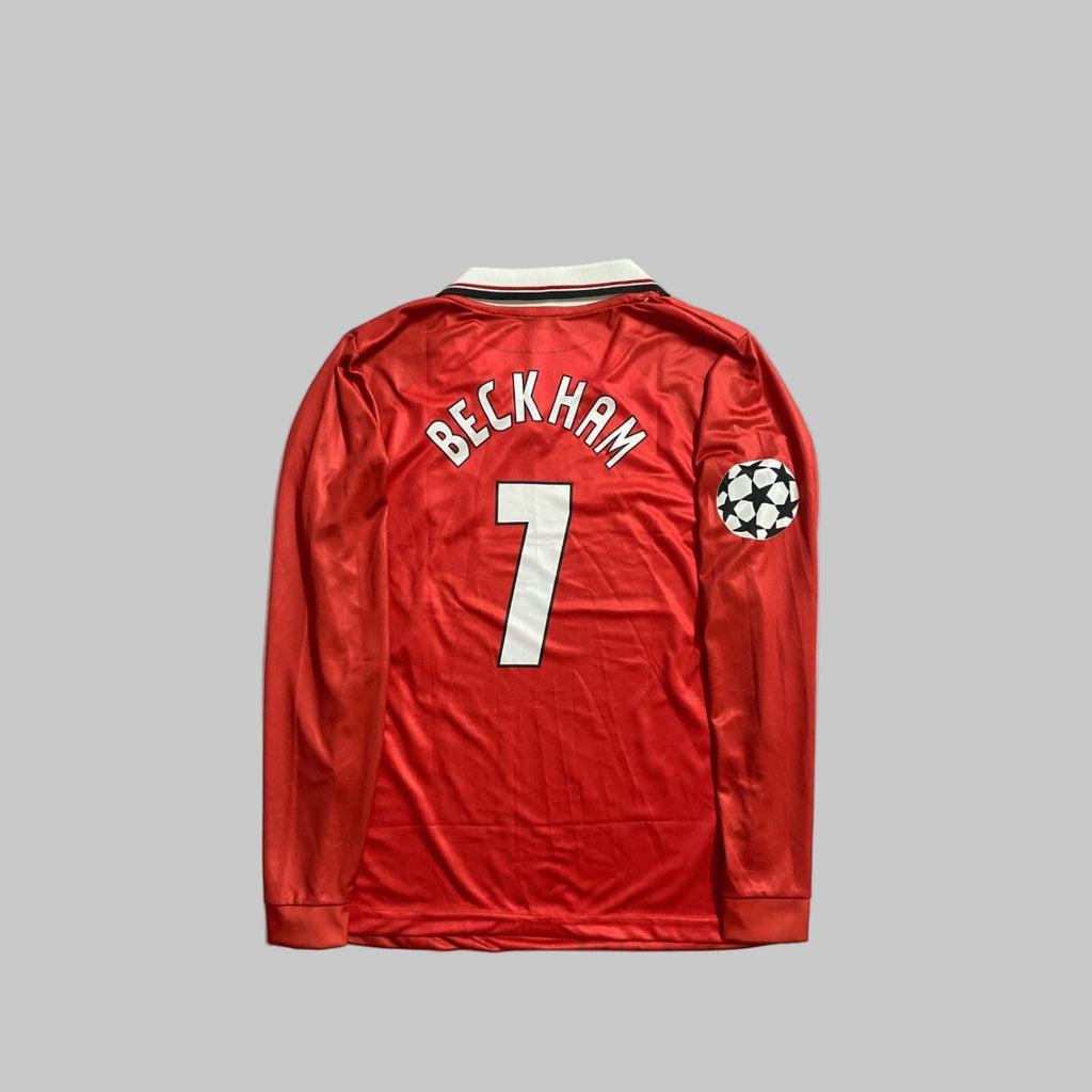 DAVID BECKAM MANCHESTER UNITED 1999 HOME KIT