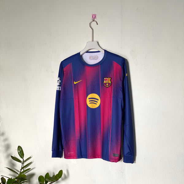 FC BARCELONA PLAIN BACK 2025 - 26 HOME KIT