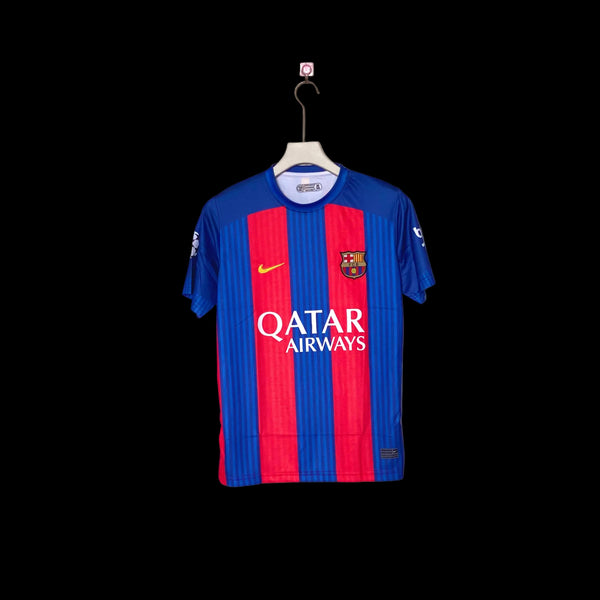 LIONEL MESSI 2016 - 17 BARCELONA HOME KIT