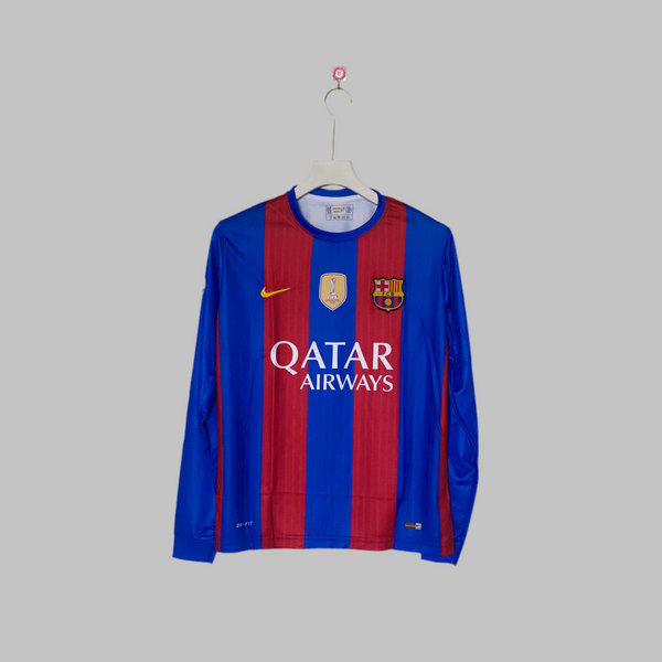 LIONEL MESSI 2016 - 17 BARCELONA HOME KIT