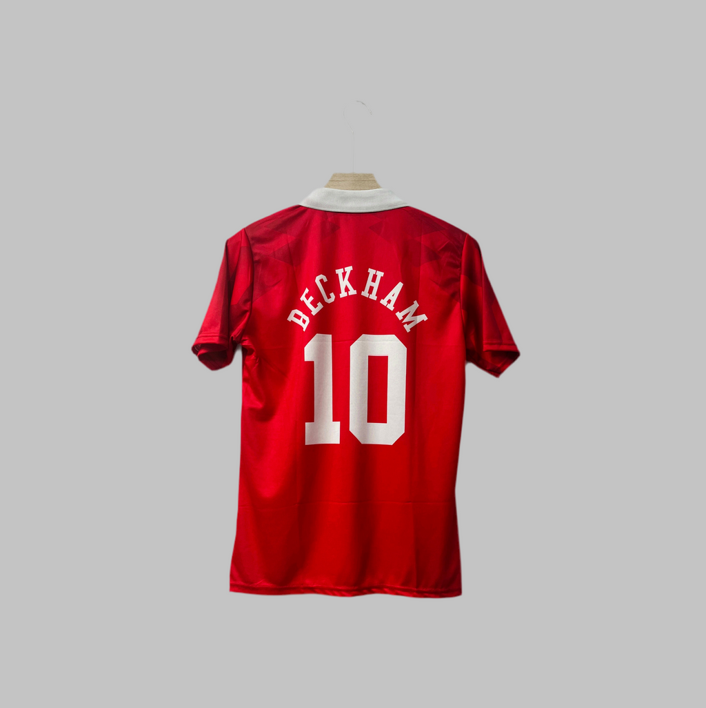 DAVID BECKHAM MANCHESTER UNITED 1996 - 98 HOME KIT