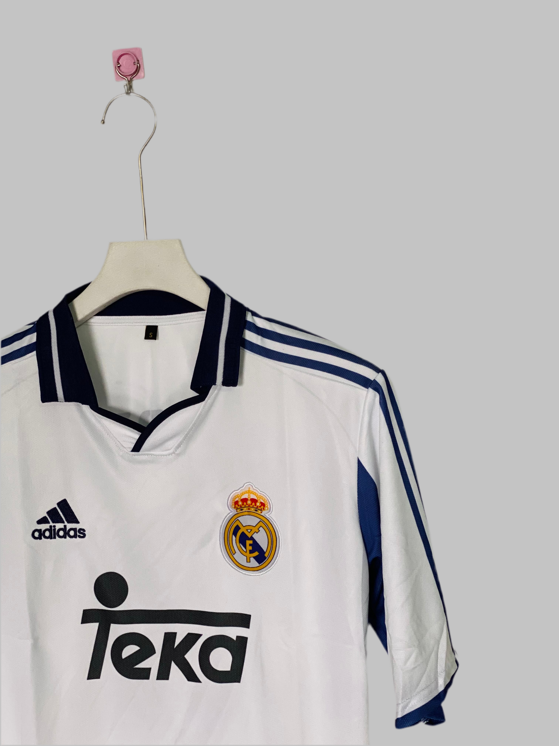 ROBERTO CARLOS REAL MADRID 2000 - 01 OVERSIZED HOME KIT