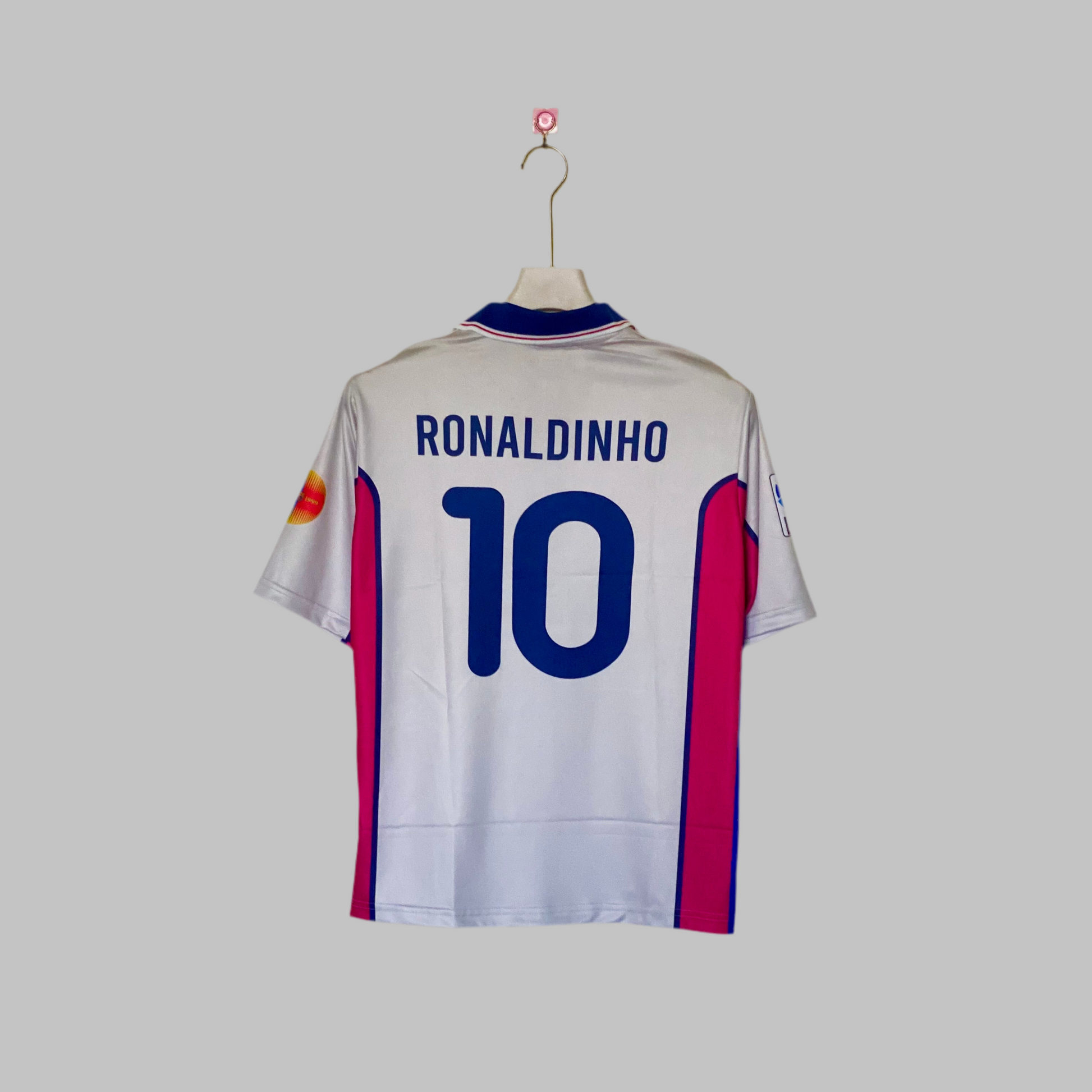 RONALDINHO BARCELONA 1999 - 00 OVERSIZED AWAY KIT