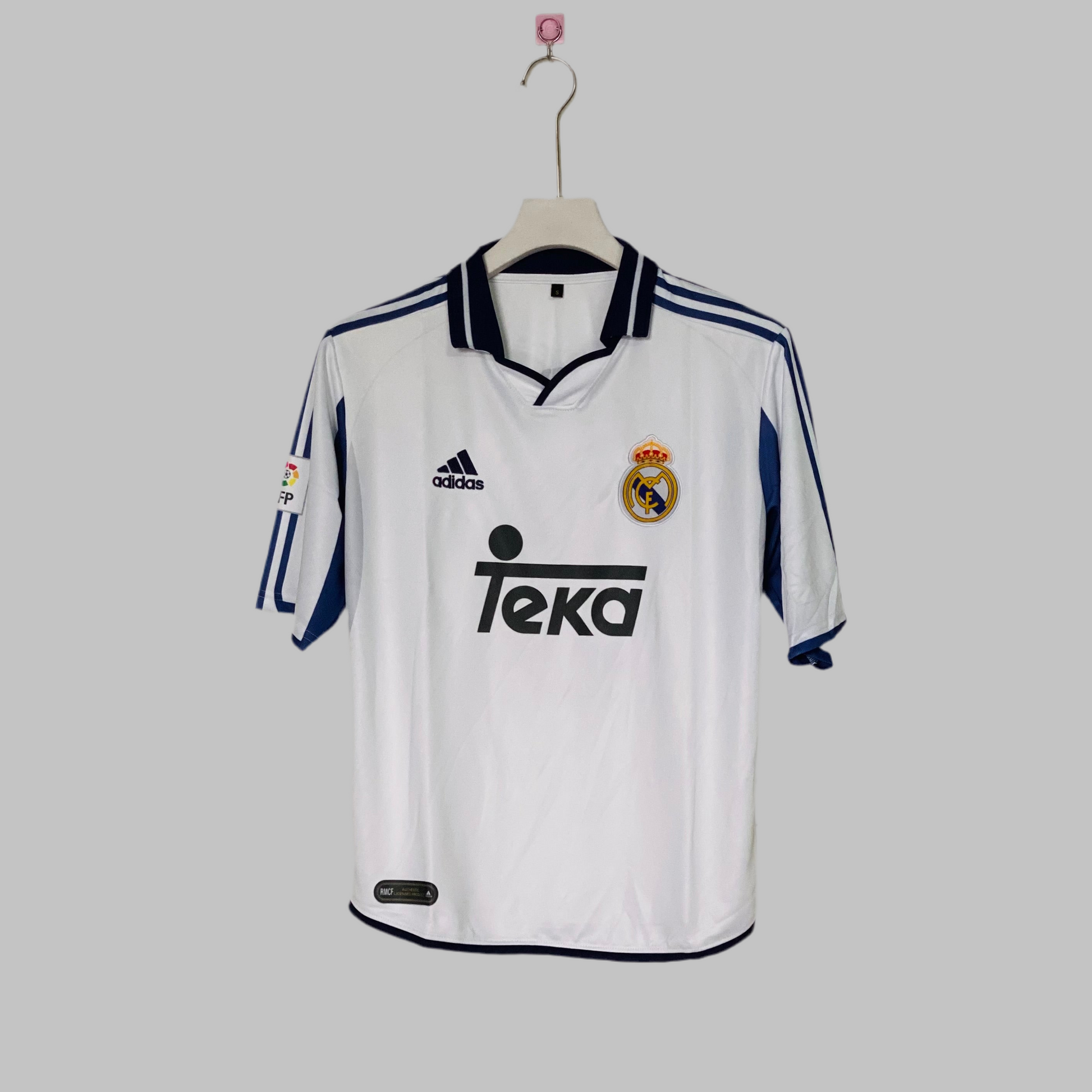 ROBERTO CARLOS REAL MADRID 2000 - 01 OVERSIZED HOME KIT