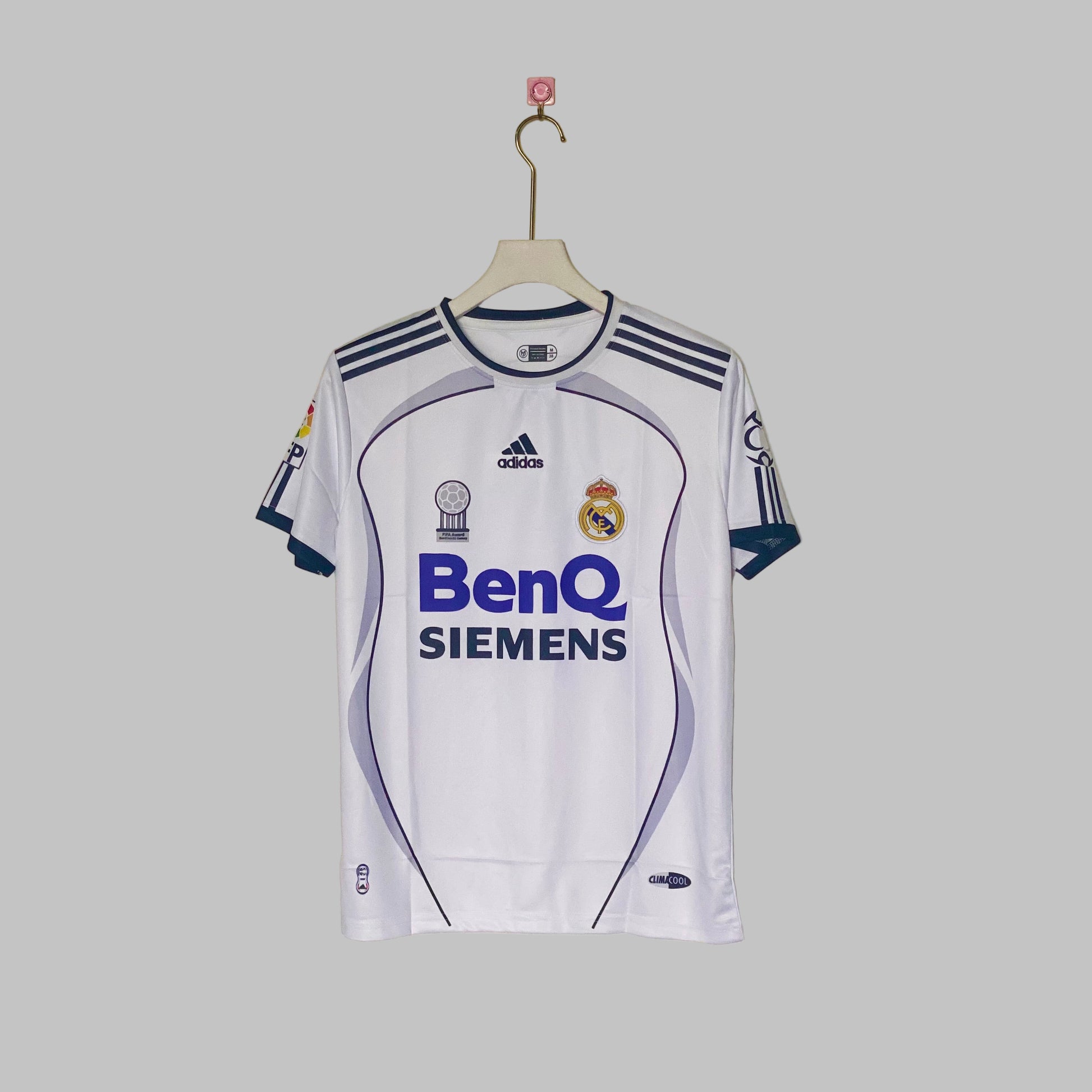 DAVID BECKHAM REAL MADRID 2006 - 07 HOME KIT