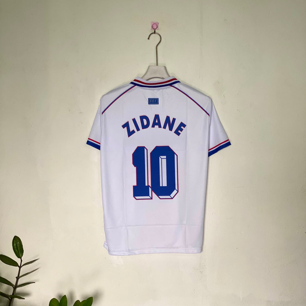 ZINADINE ZIDANE FRANCE 1998 AWAY KIT