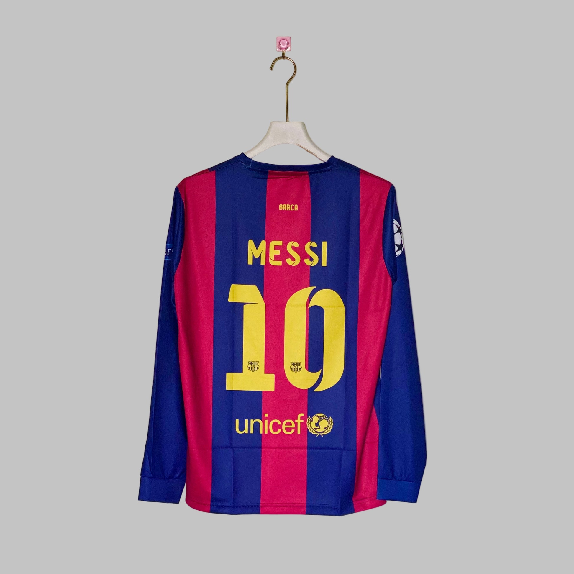 LIONEL MESSI BARCELONA 2014 - 15 HOME KIT