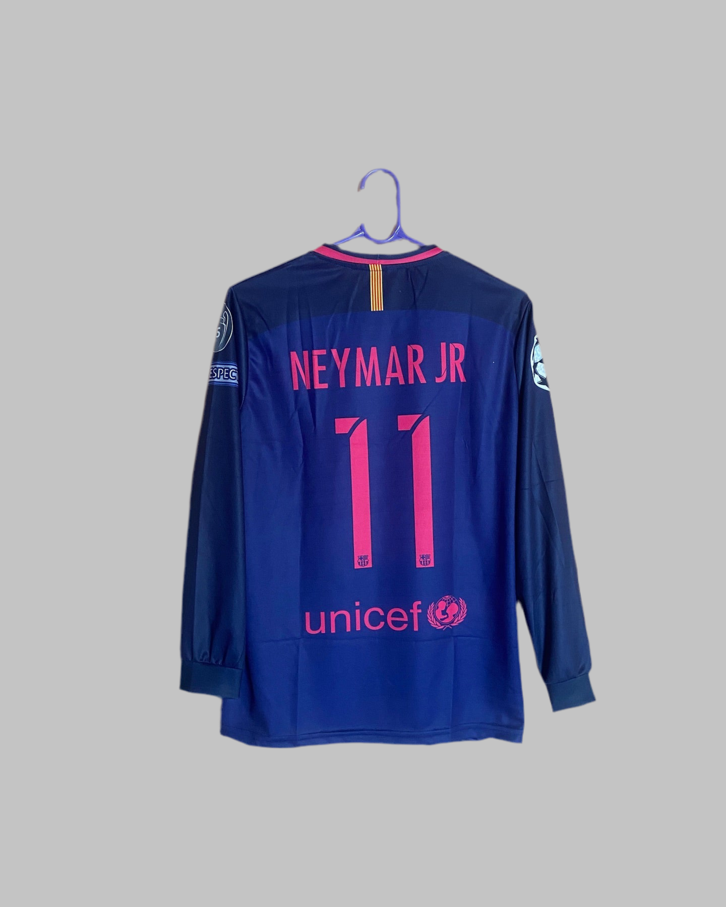 NEYMAR BARCELONA 2016 - 17 AWAY KIT