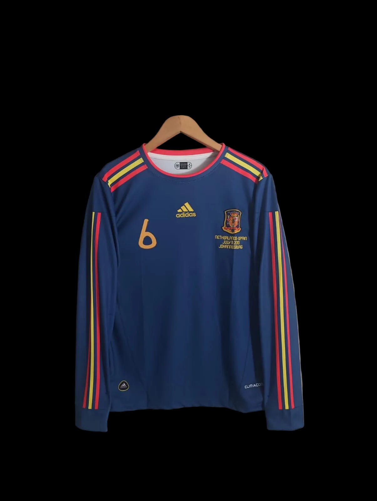 ANDRES INIESTA 2010 WORLD CUP FINAL KIT