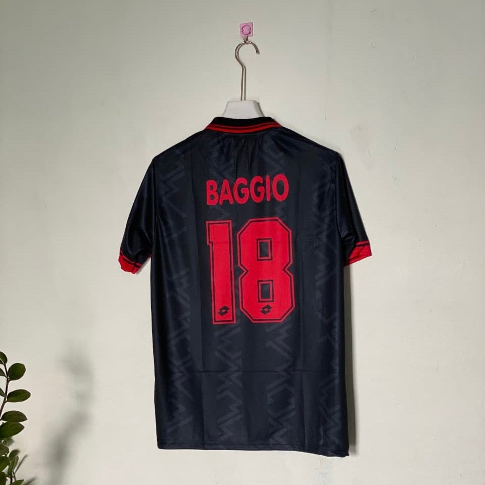 ROBERTO BAGGIO AC MILAN 1996 - 97 THIRD KIT