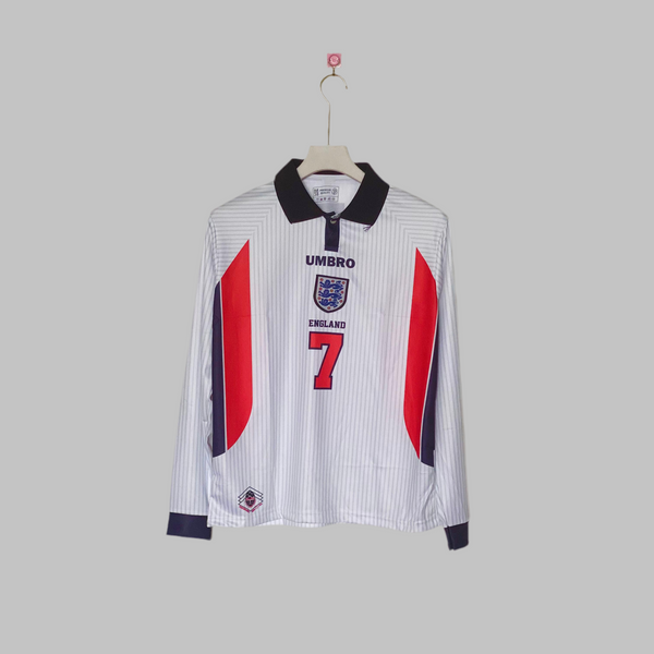 DAVID BECKHAM ENGLAND 1998 HOME KIT