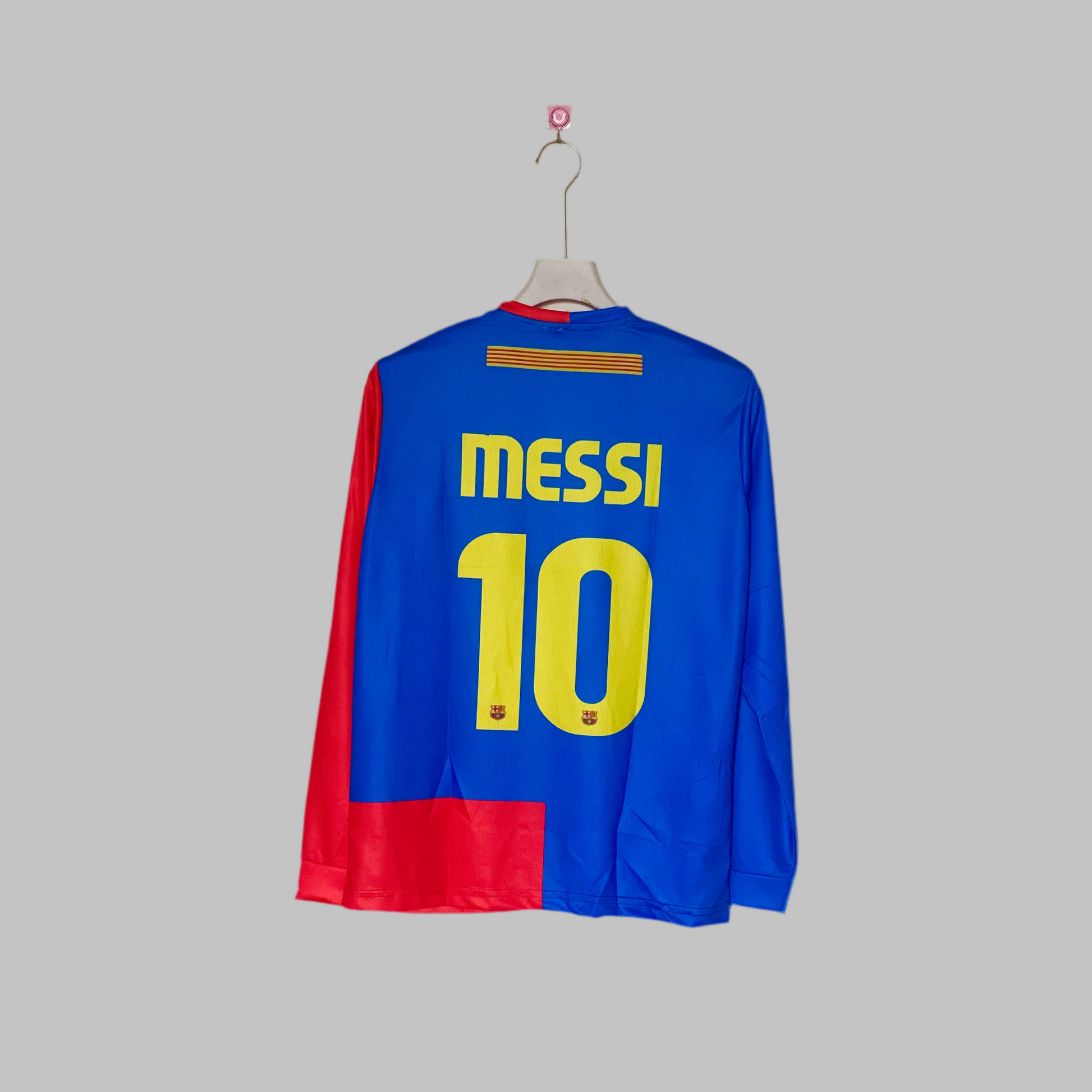 LIONEL MESSI BARCELONA 2008 - 09 HOME KIT