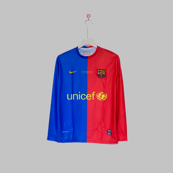 LIONEL MESSI BARCELONA 2008 - 09 HOME KIT