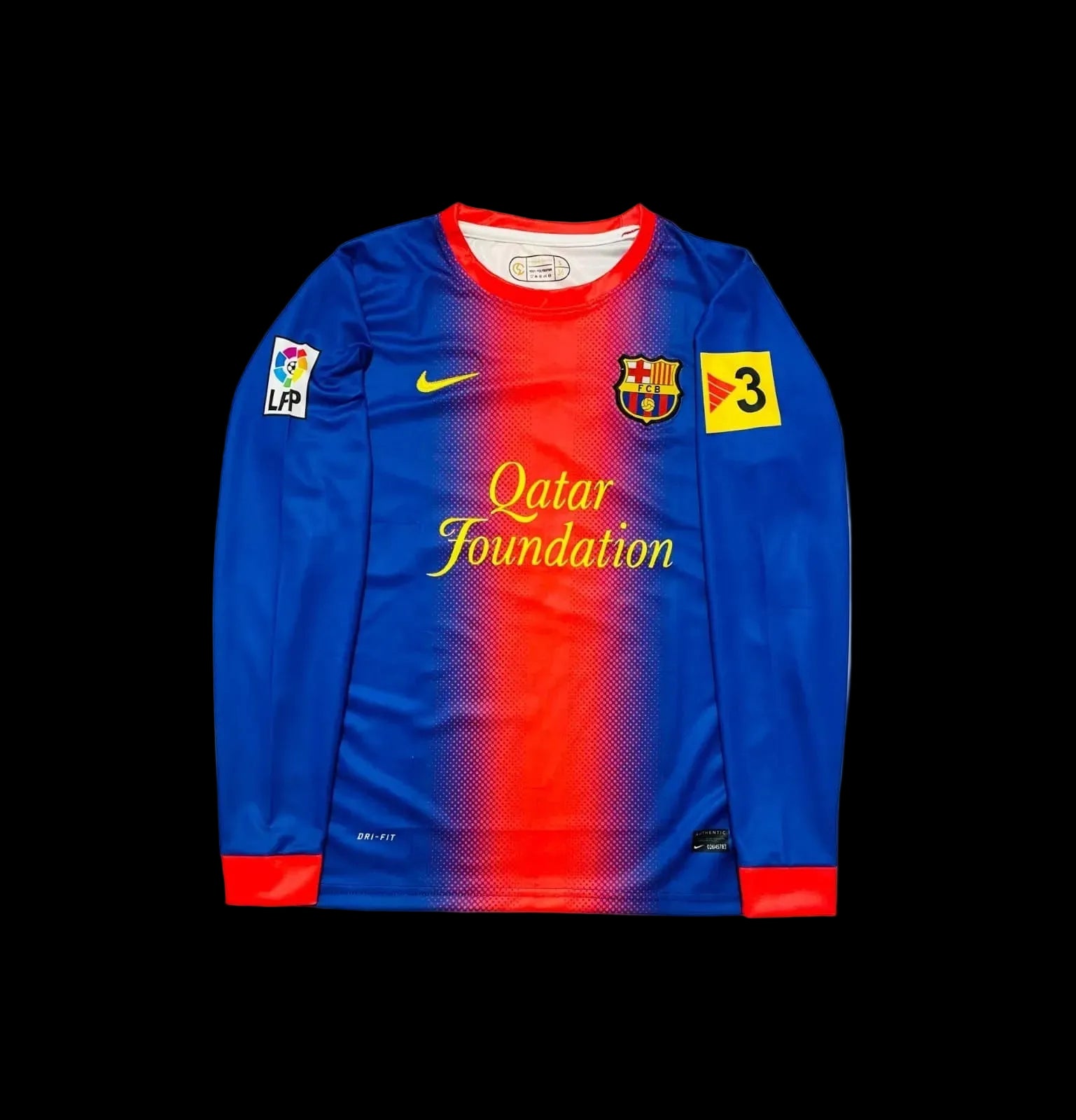 LIONEL MESSI BARCELONA 2012 - 13 HOME KIT
