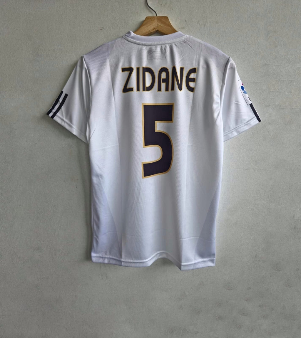 ZINADINE ZIDANE REAL MADRID RETRO KIT