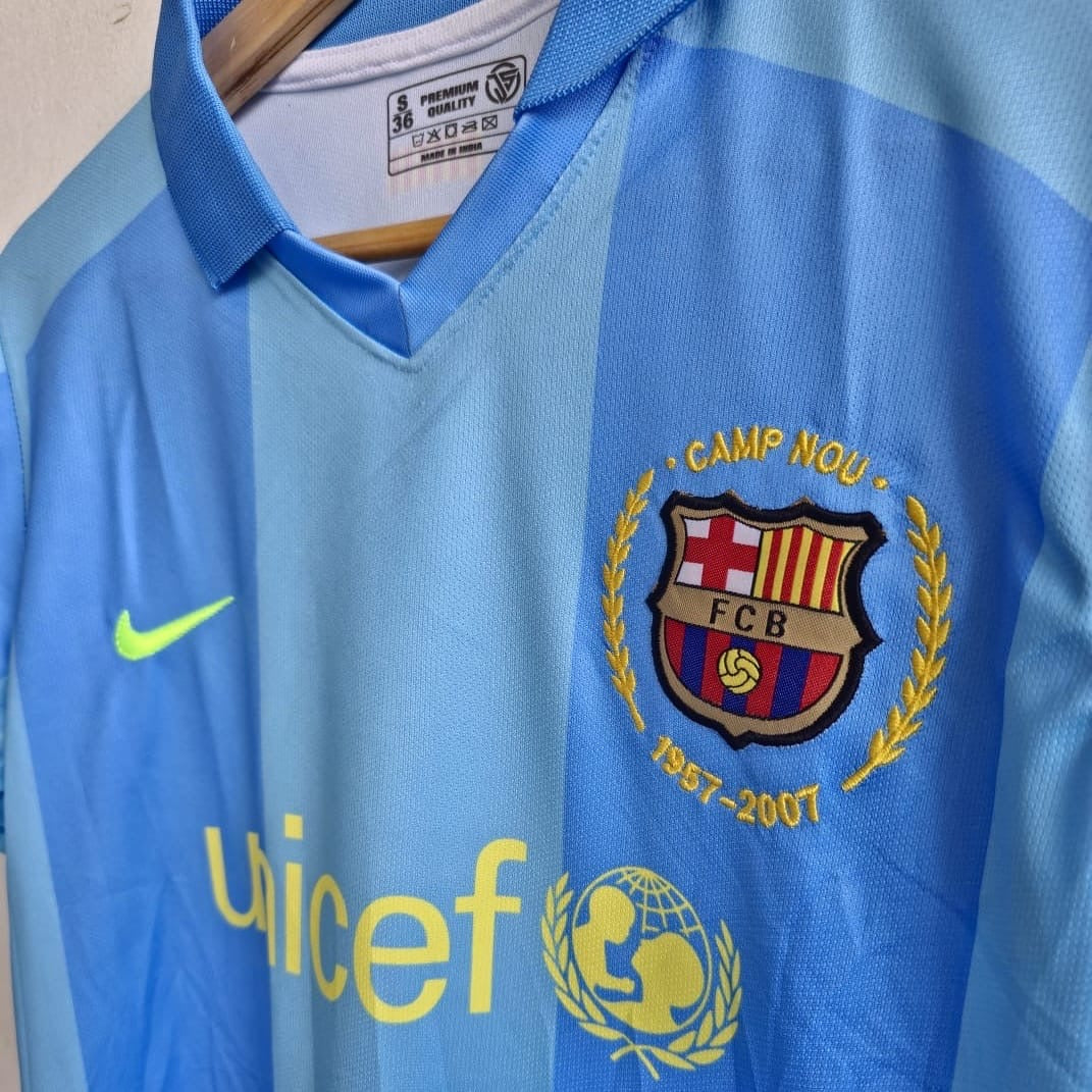 LIONEL MESSI BARCELONA 2007 - 08 AWAY KIT