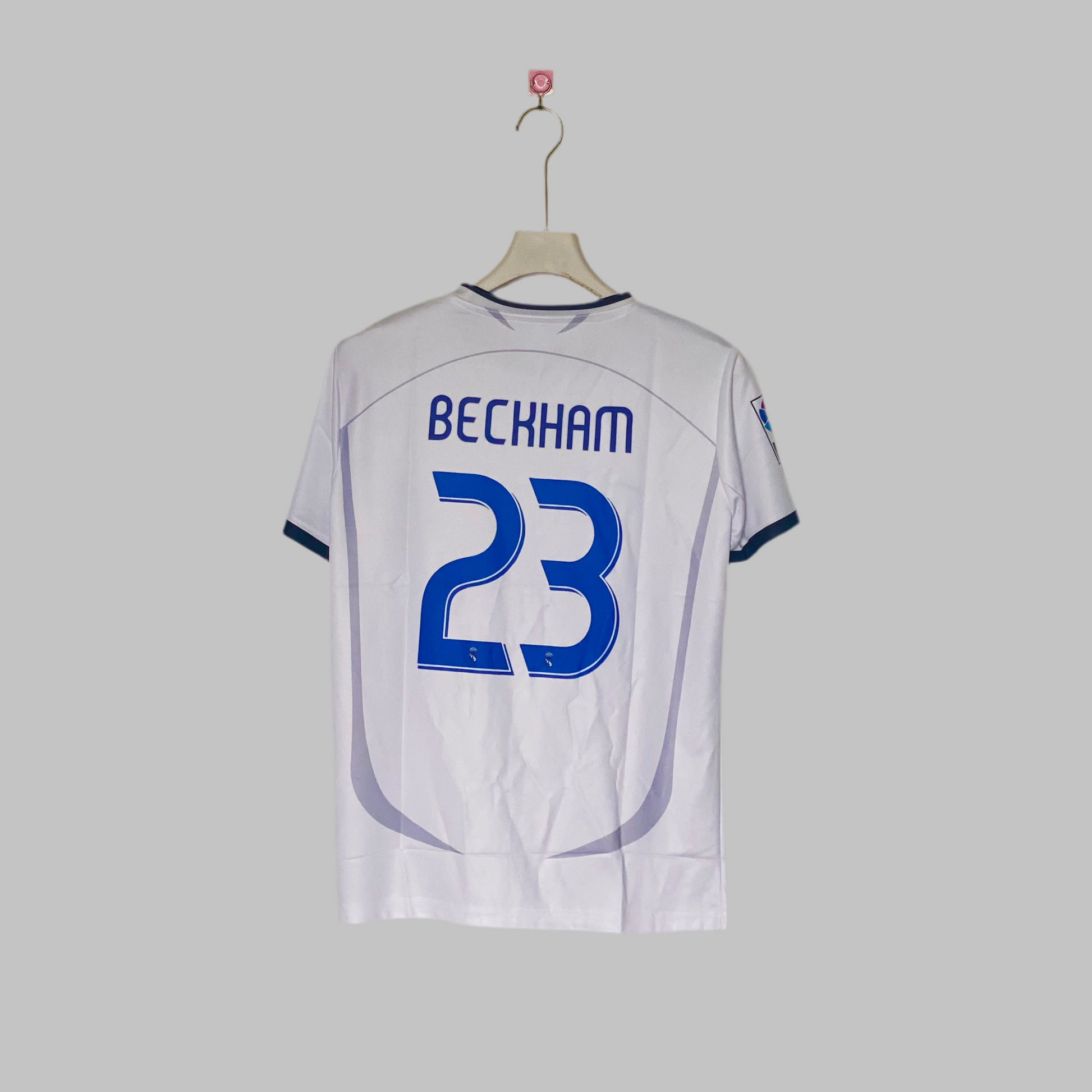 DAVID BECKHAM REAL MADRID 2006 - 07 HOME KIT