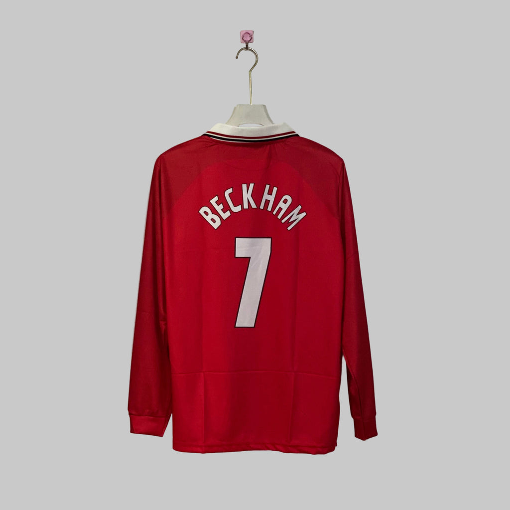 DAVID BECKAM MANCHESTER UNITED 1999 HOME KIT