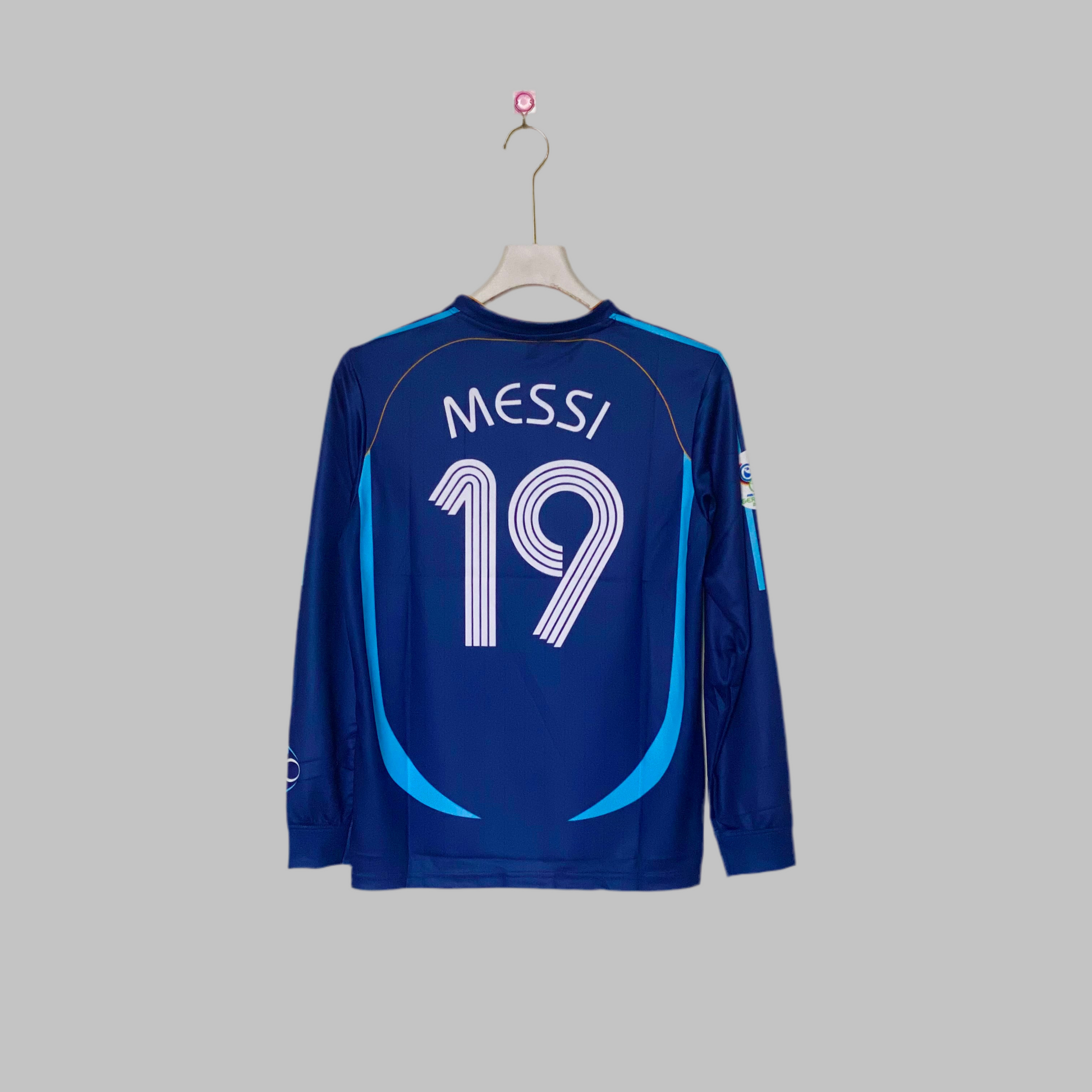 LIONEL MESSI ARGENTINA 2006 AWAY KIT