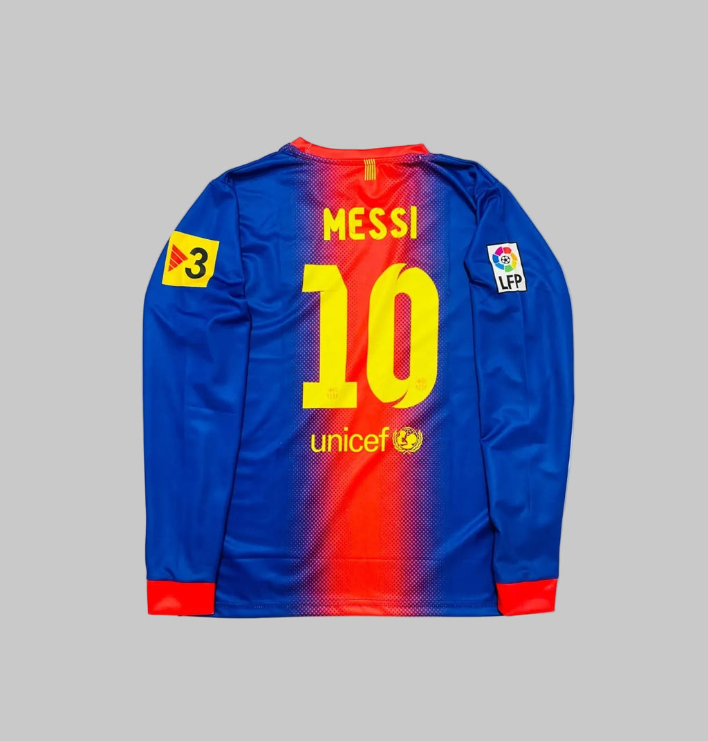 LIONEL MESSI BARCELONA 2012 - 13 HOME KIT