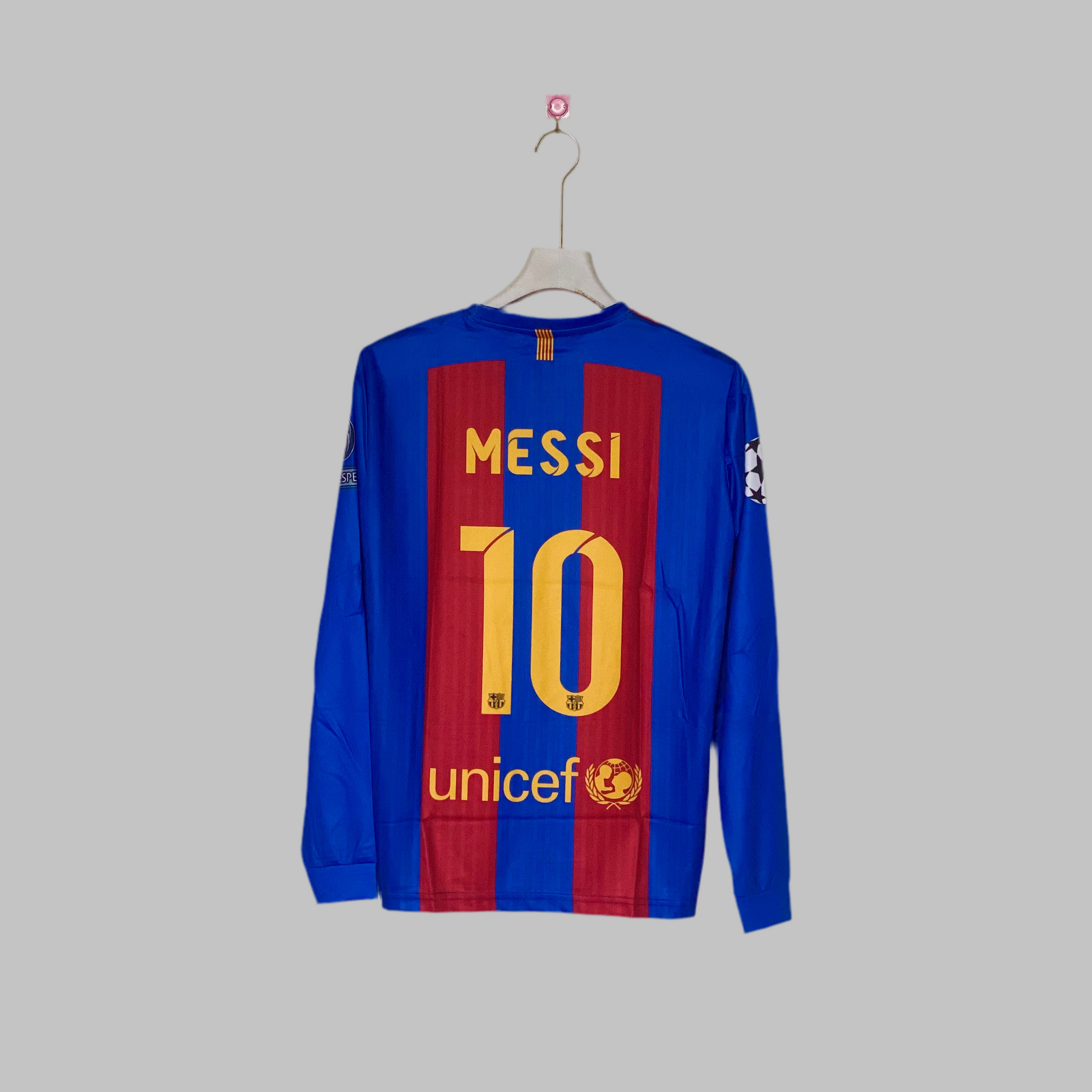LIONEL MESSI 2016 - 17 BARCELONA HOME KIT