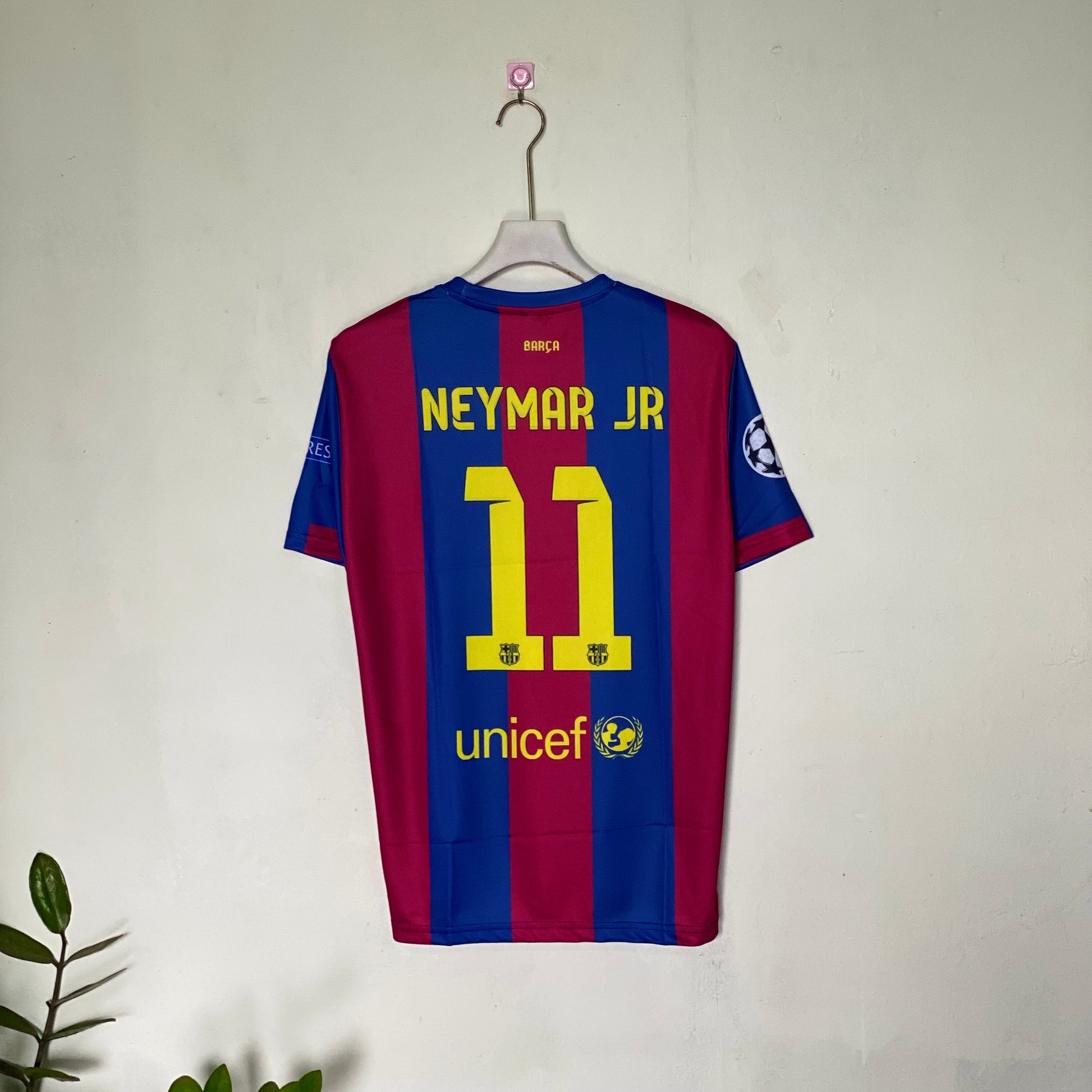 NEYMAR JR BARCELONA 2014 - 15 HOME KIT