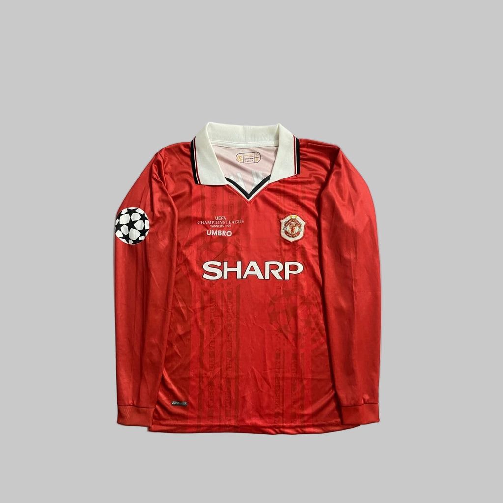 DAVID BECKAM MANCHESTER UNITED 1999 HOME KIT