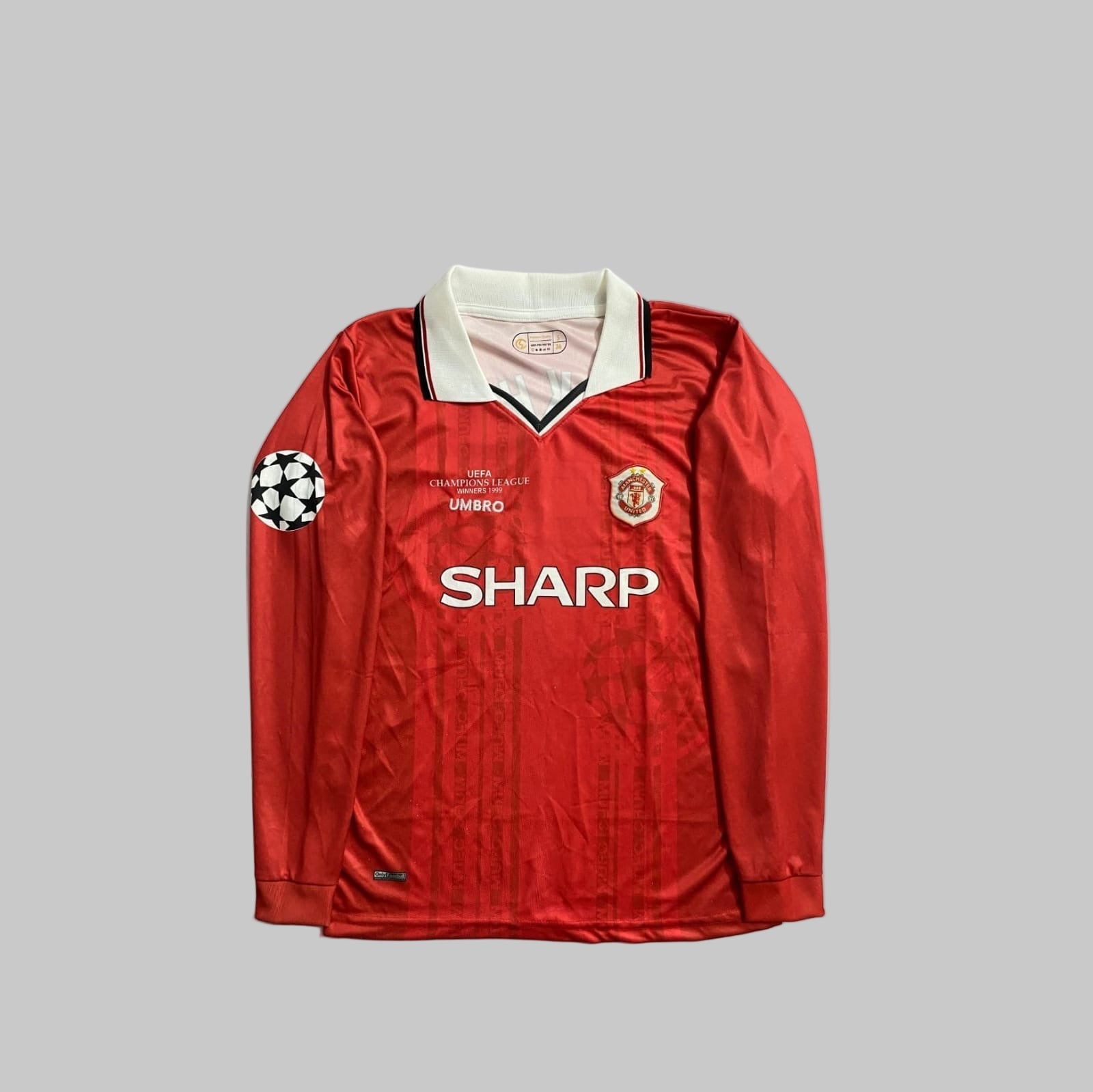 DAVID BECKAM MANCHESTER UNITED 1999 HOME KIT