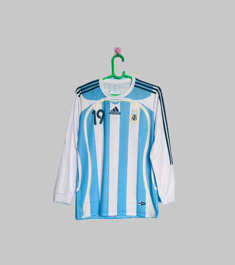 LIONEL MESSI ARGENTINA 2006 HOME KIT