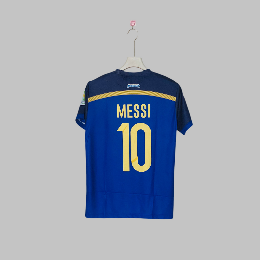 LIONEL MESSI ARGENTINA 2014 AWAY KIT