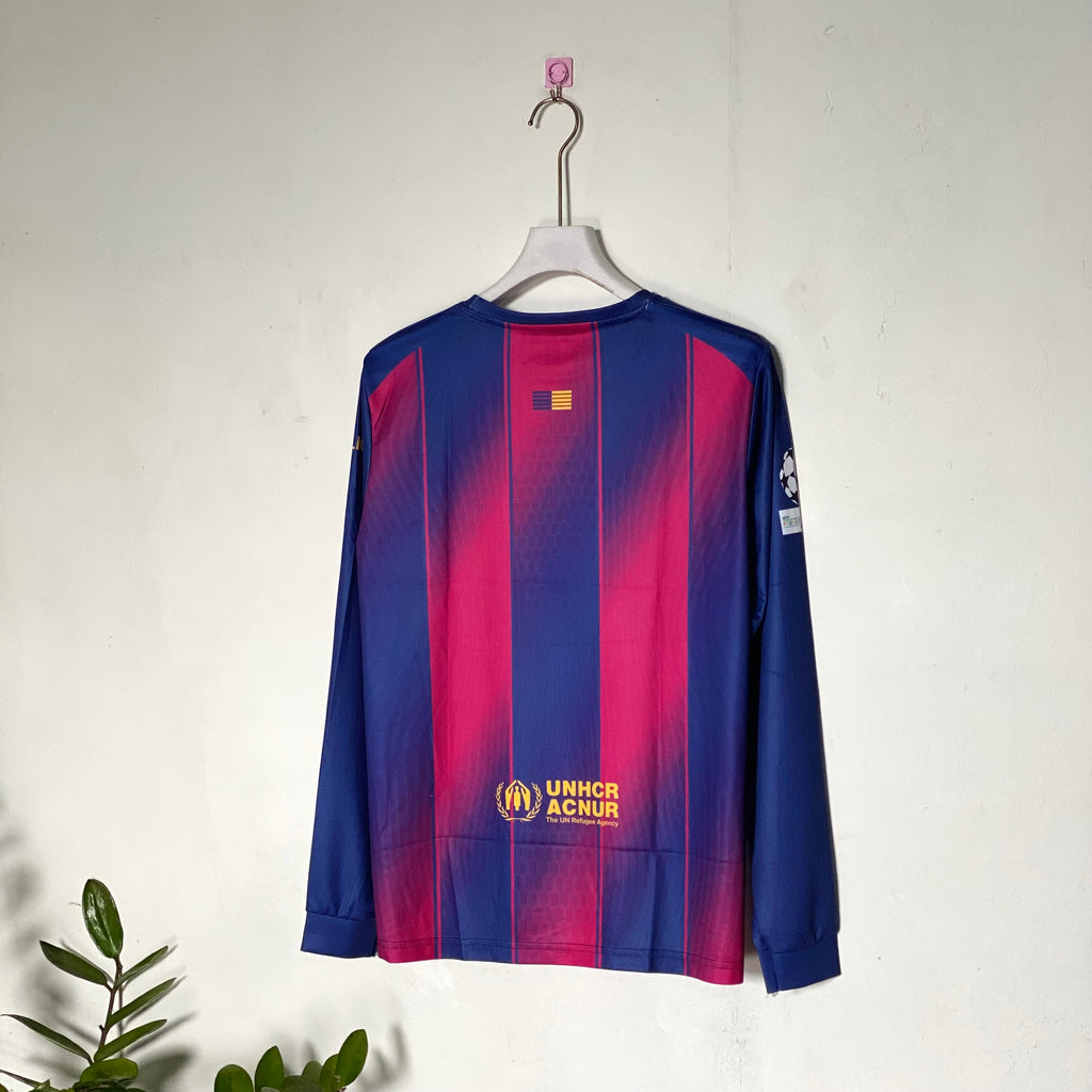 FC BARCELONA PLAIN BACK 2025 - 26 HOME KIT