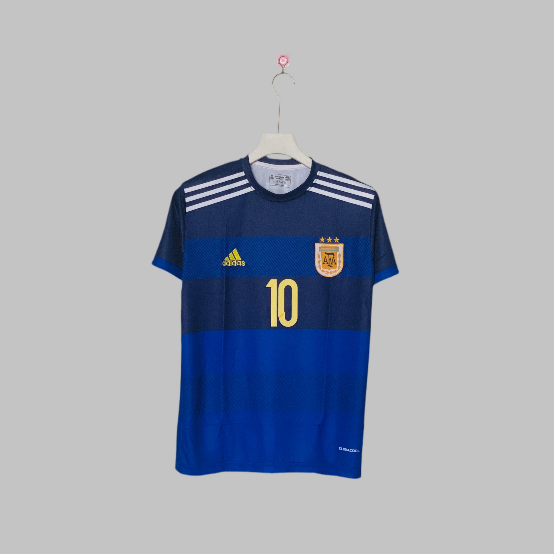 LIONEL MESSI ARGENTINA 2014 AWAY KIT