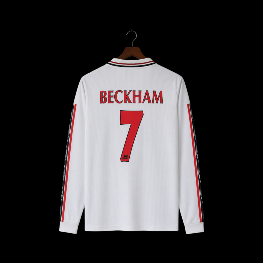 BECKHAM | MANCHESTER UNITED 1998 - 1999 WHITE F/S
