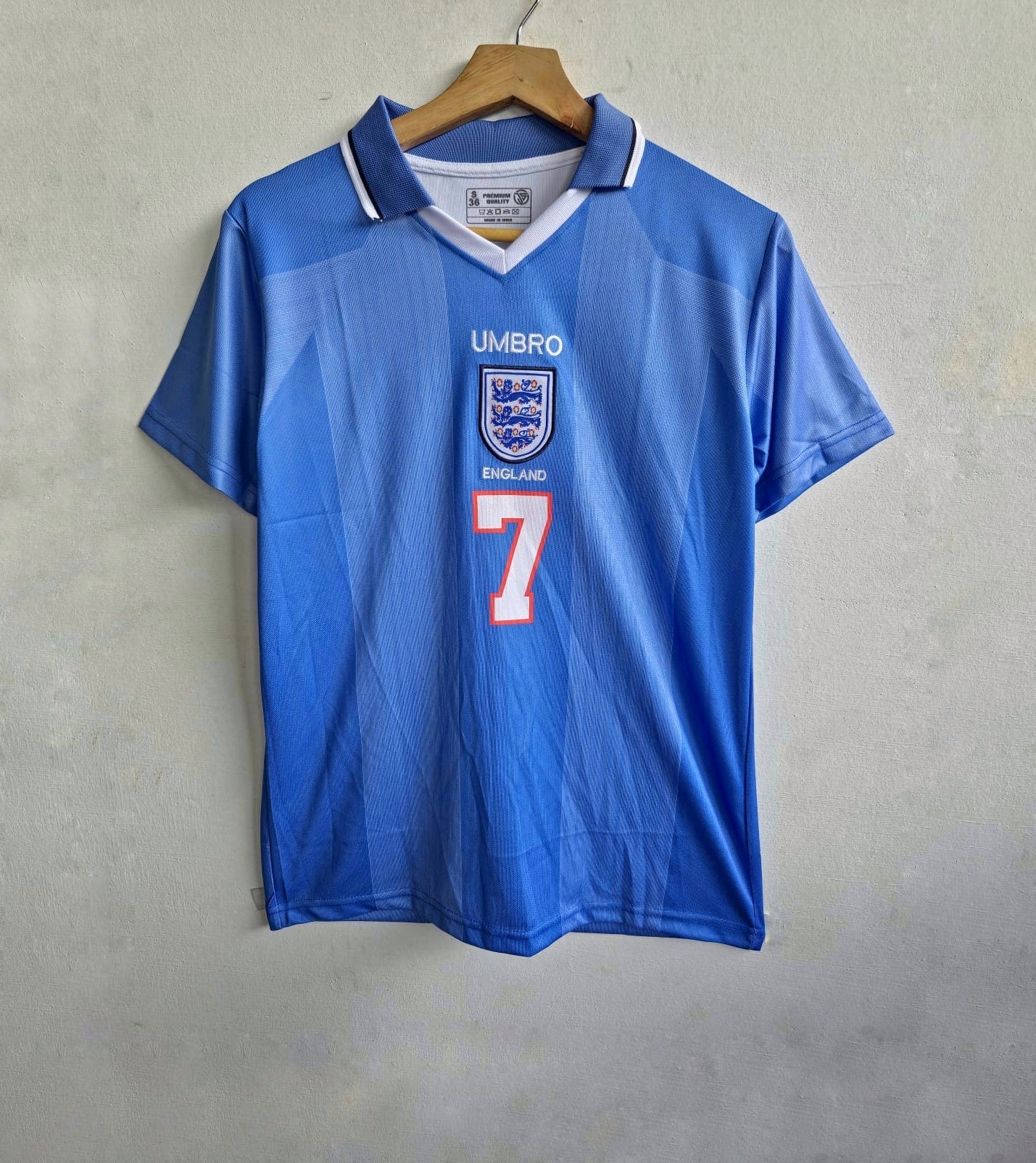DAVID BECKHAM ENGLAND RETRO AWAY KIT