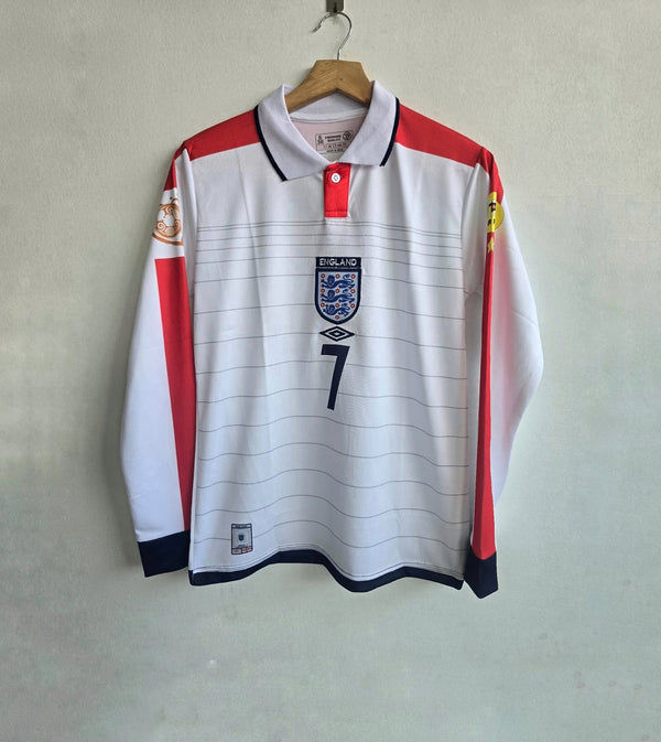 DAVID BECKHAM ENGLAND 2004 HOME KIT