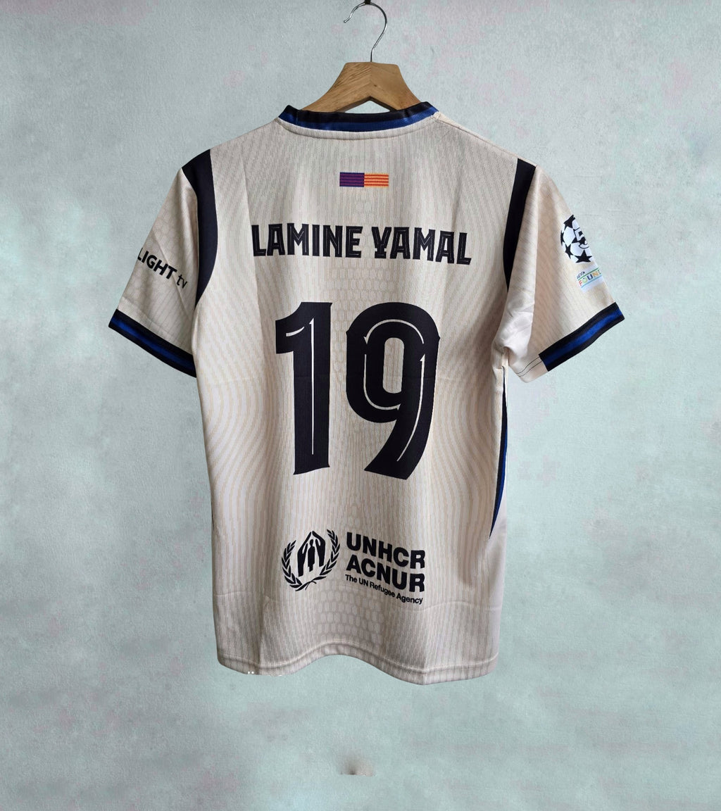 PRE BOOKING - LAMINE YAMAL BARCELONA 2025 - 26 AWAY KIT