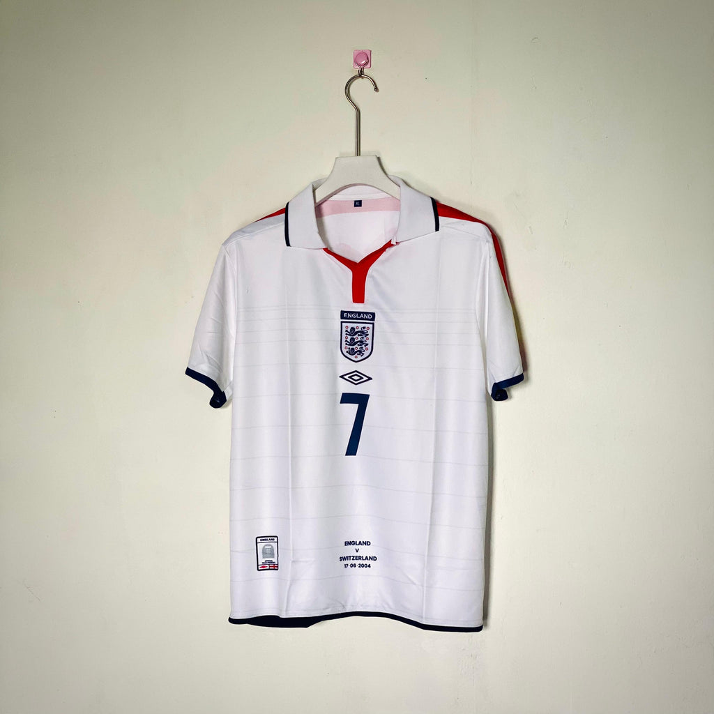 DAVID BECKHAM ENGLAND 2004 HOME KIT
