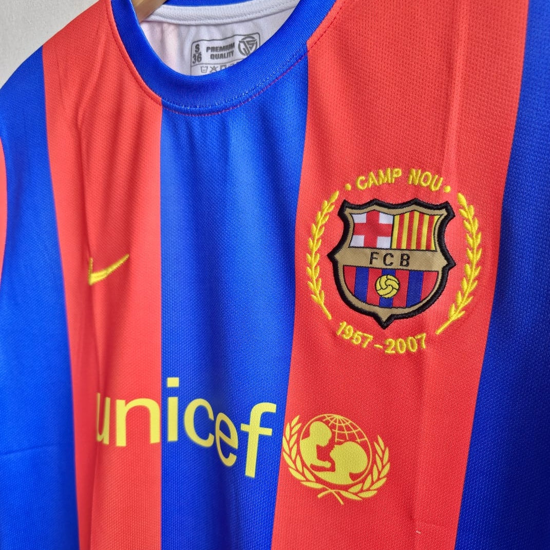 LIONEL MESSI 2007 - 08 HOME KIT