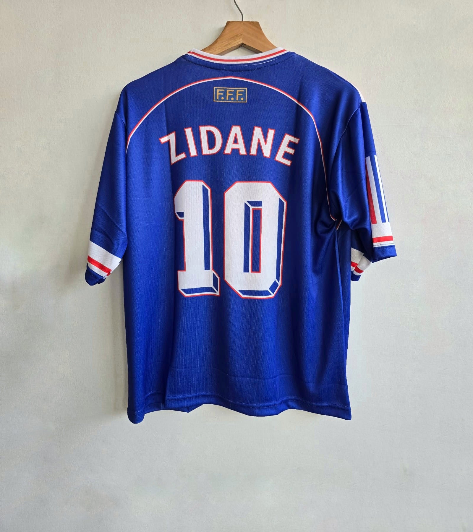 ZINADINE ZIDANE FRANCE 1998 WORLD CUP HOME KIT