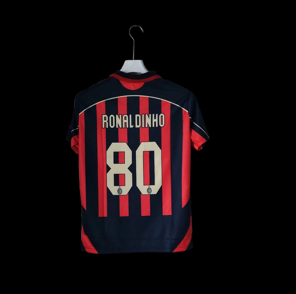 RONALDINHO  AC MILAN 2006 - 07 HOME  KIT