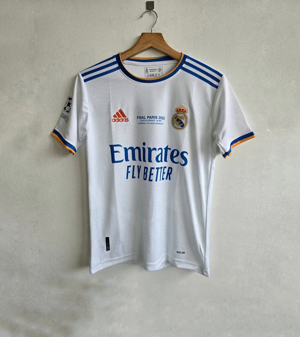 KARIM BENZEMA REAL MADRID 2022 UCL FINAL KIT