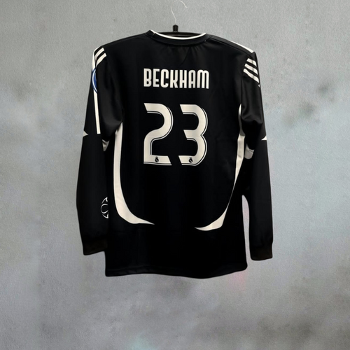 DAVID BECKHAM REAL MADRID 2006 - 07 AWAY RETRO