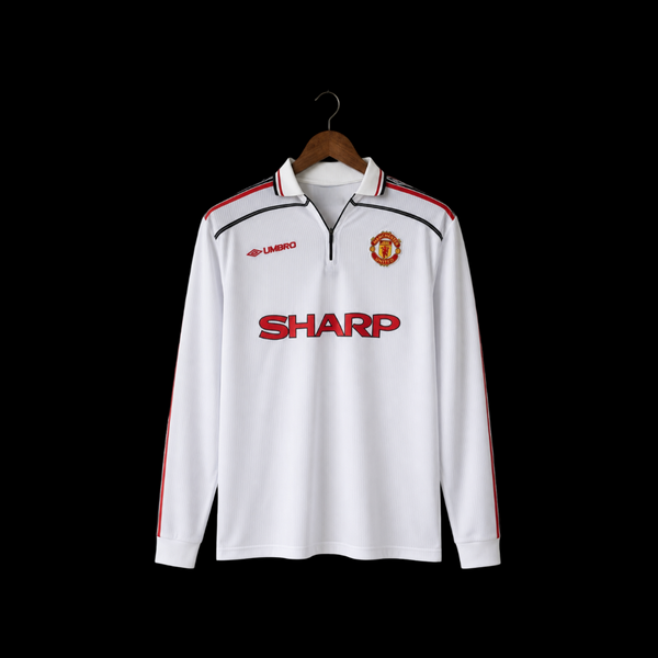 BECKHAM | MANCHESTER UNITED 1998 - 1999 WHITE F/S