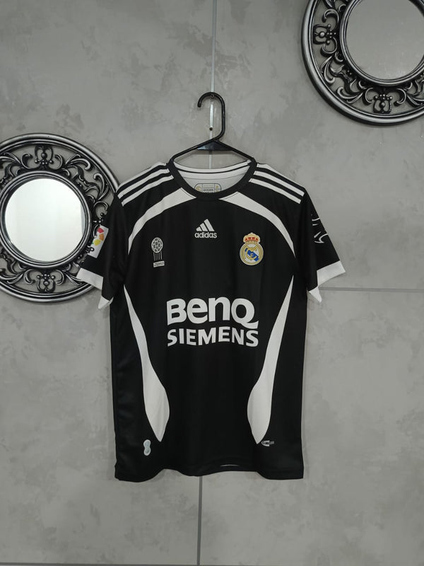 DAVID BECKHAM REAL MADRID 2006 - 07 AWAY RETRO