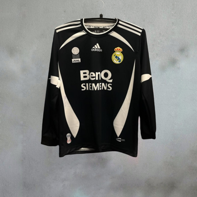 DAVID BECKHAM REAL MADRID 2006 - 07 AWAY RETRO