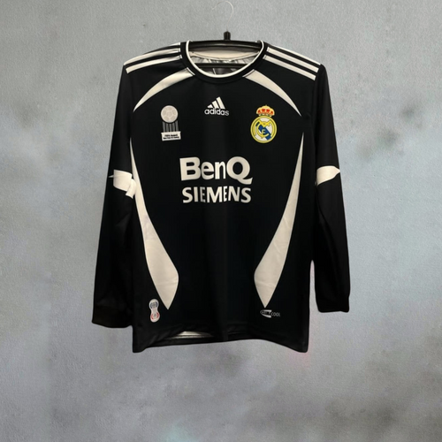 DAVID BECKHAM REAL MADRID 2006 - 07 AWAY RETRO