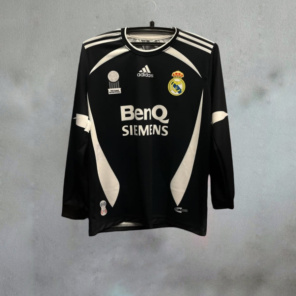 DAVID BECKHAM REAL MADRID 2006 - 07 AWAY RETRO
