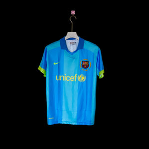 LIONEL MESSI BARCELONA 2007 - 08 AWAY KIT