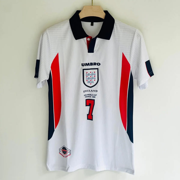DAVID BECKHAM ENGLAND 1998 HOME KIT